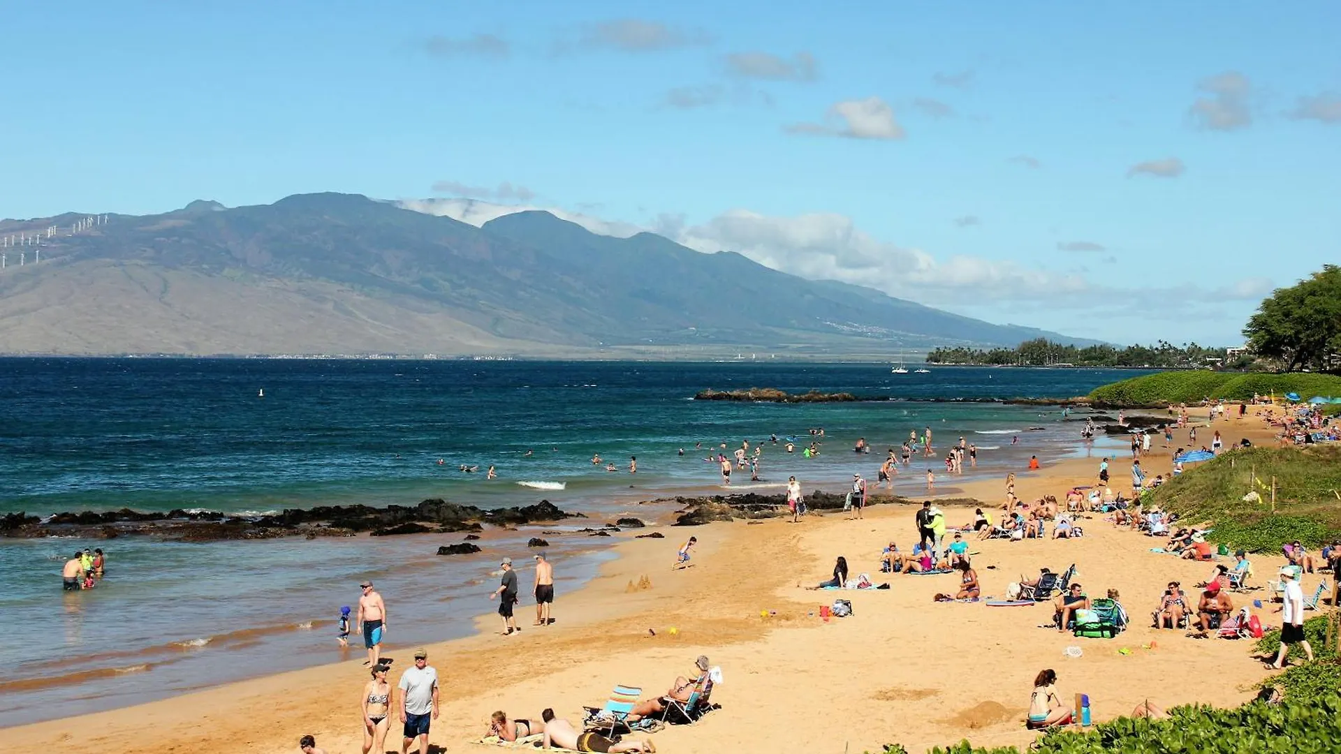 Rear Ocean View 2 Bedroom Single Level Condo At Kamaole Sands 9-305 Wailea  Wailea (Maui)