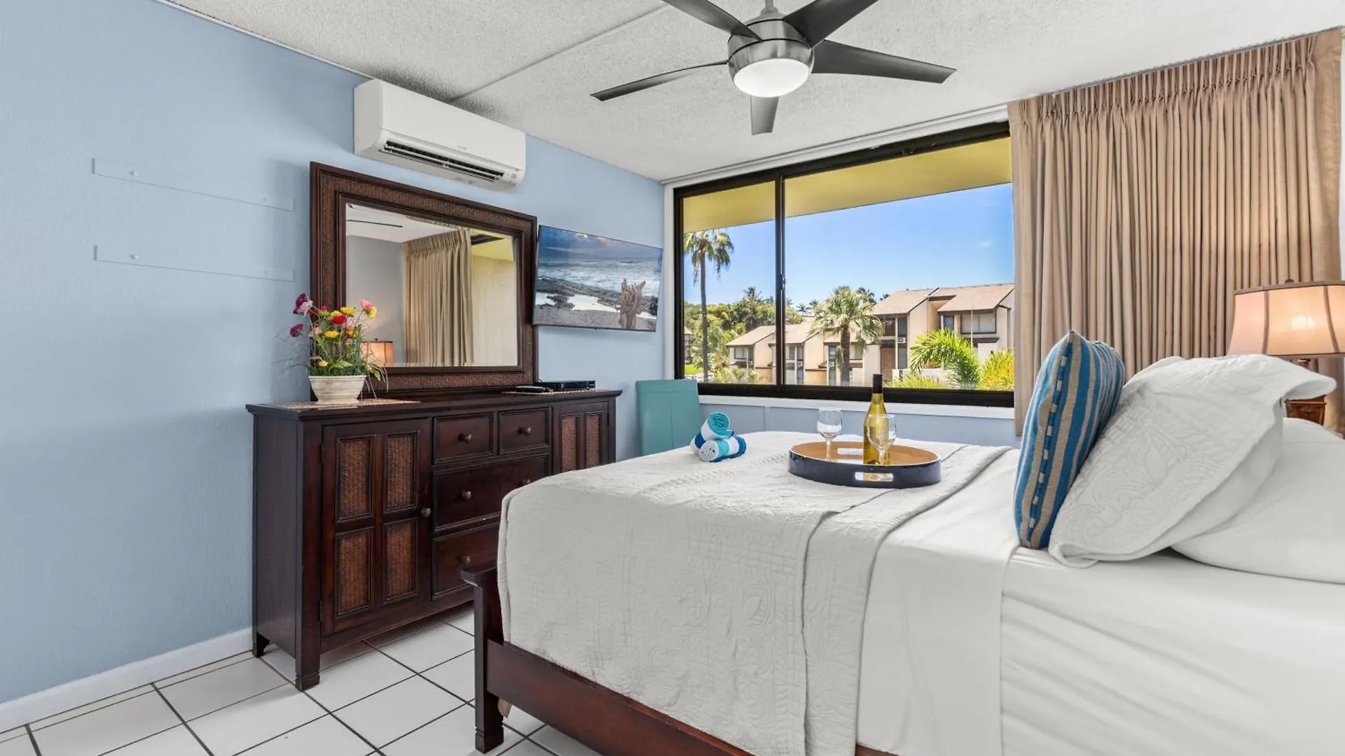 Rear Ocean View 2 Bedroom Single Level Condo At Kamaole Sands 9-305 Wailea  0*, Wailea (Maui)