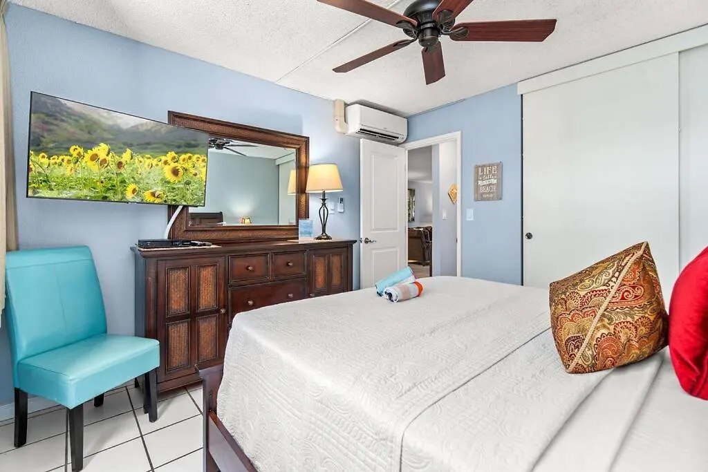 Rear Ocean View 2 Bedroom Single Level Condo At Kamaole Sands 9-305 Wailea  Apartment Wailea (Maui)