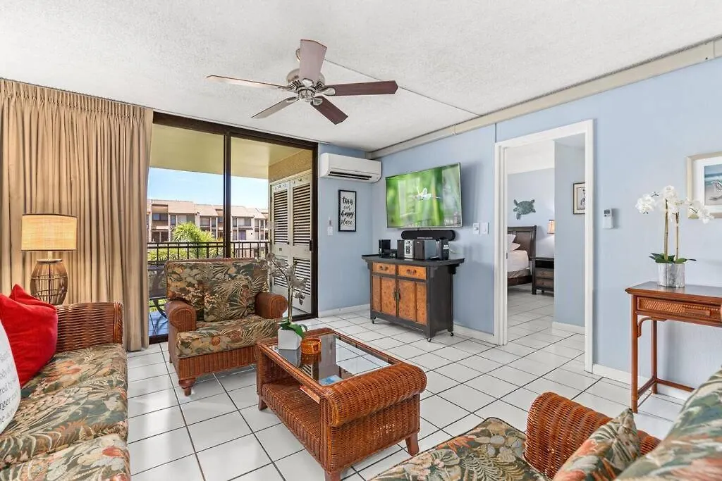 Rear Ocean View 2 Bedroom Single Level Condo At Kamaole Sands 9-305 Wailea  0*, Wailea (Maui) United States