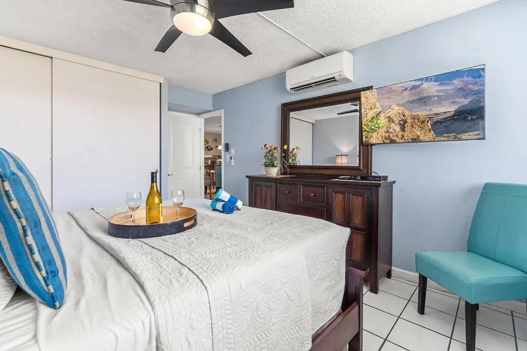 Rear Ocean View 2 Bedroom Single Level Condo At Kamaole Sands 9-305 Wailea  Wailea (Maui)