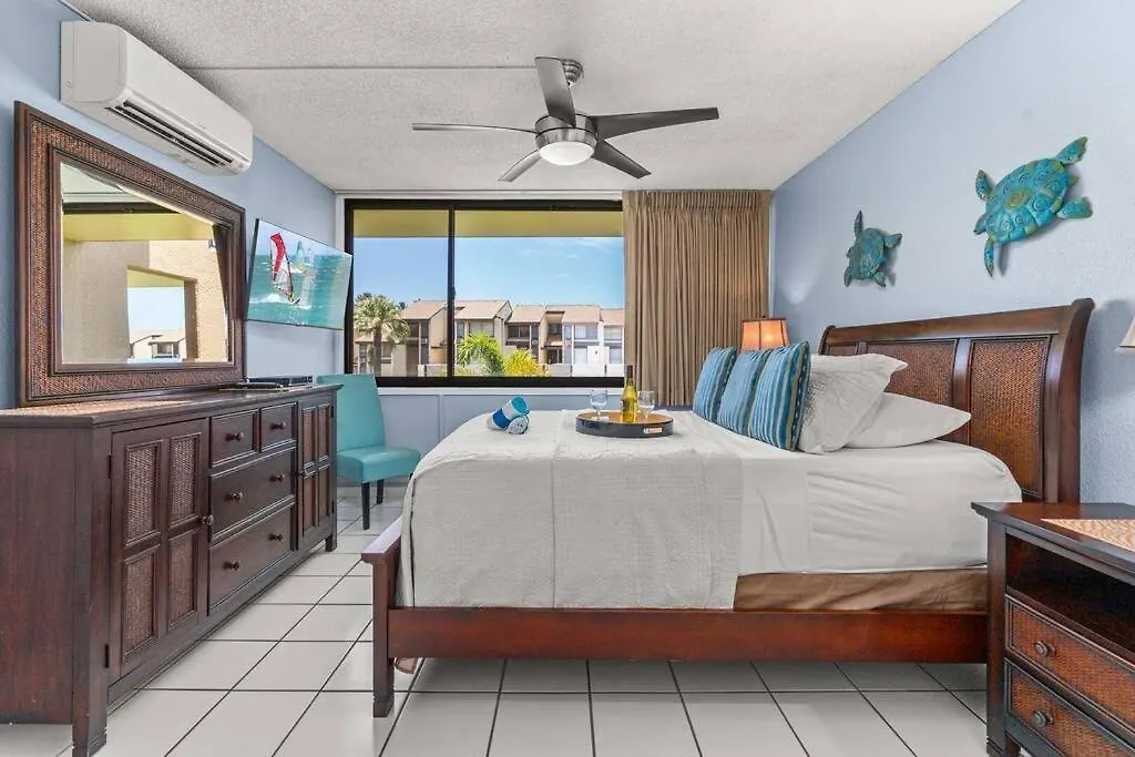 Rear Ocean View 2 Bedroom Single Level Condo At Kamaole Sands 9-305 Wailea  0*, Wailea (Maui)