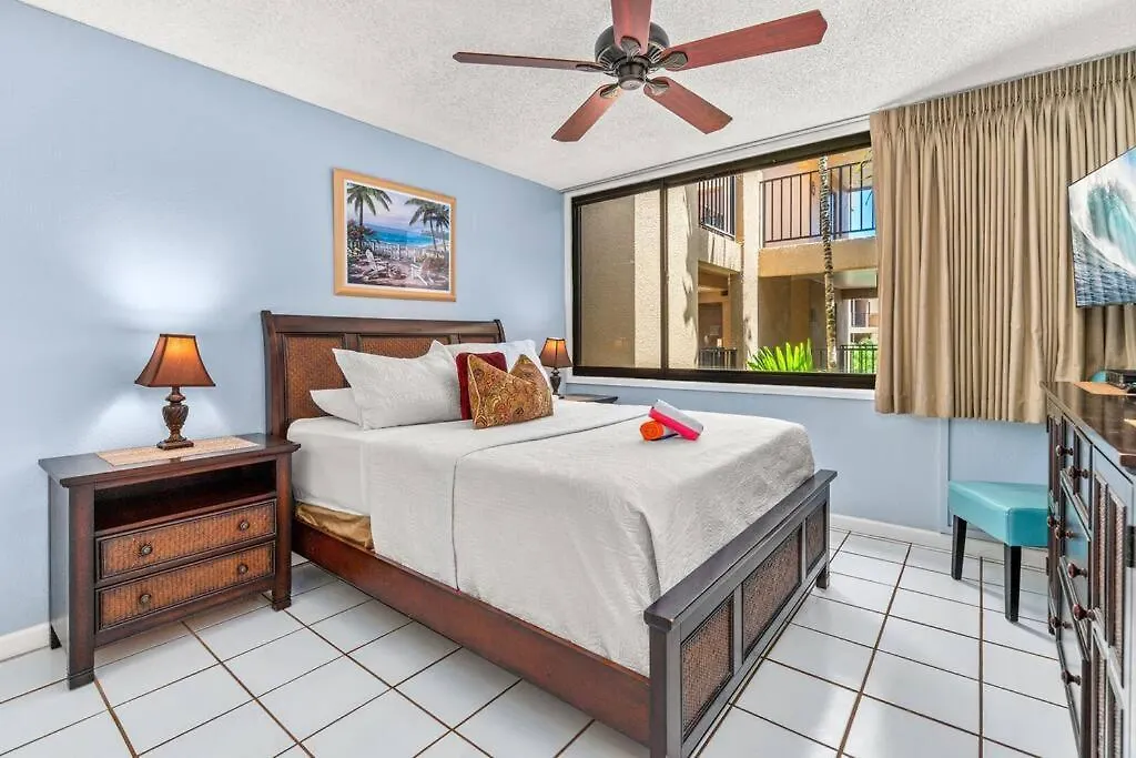 Rear Ocean View 2 Bedroom Single Level Condo At Kamaole Sands 9-305 Wailea  Apartment