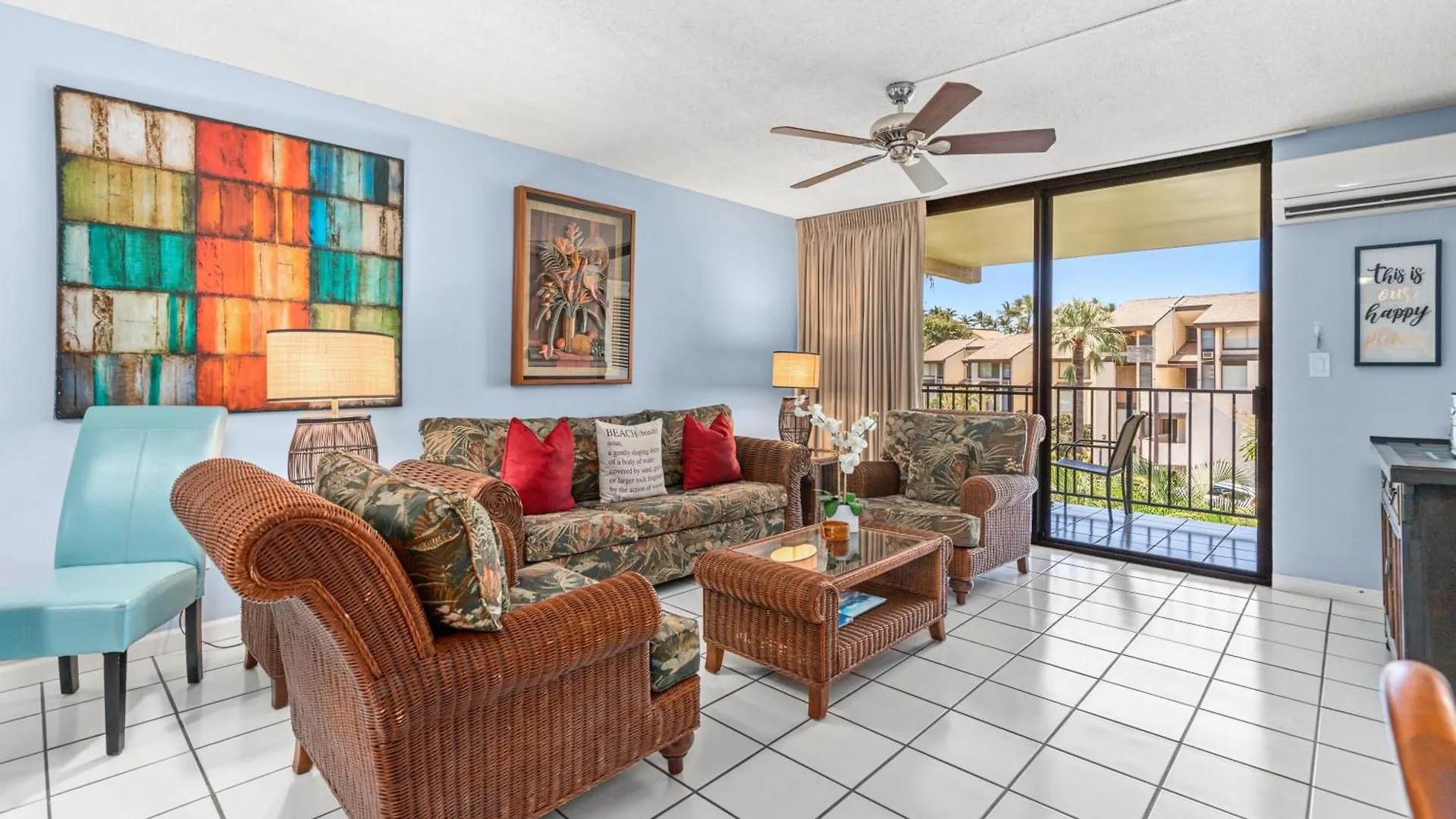 Rear Ocean View 2 Bedroom Single Level Condo At Kamaole Sands 9-305 Wailea  0*, Wailea (Maui)